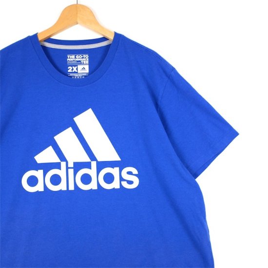 adidas アディダス クルーネック半袖ロゴプリントTシャツ Climalite ...