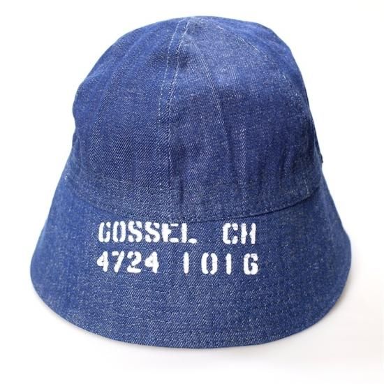 新品未使用品 デニムセーラーハット メンズL-XLサイズ相当 内周約60.5