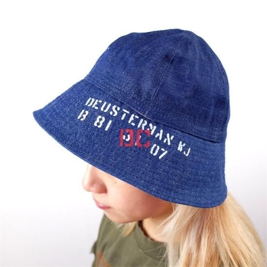 新品未使用品 デニムセーラーハット メンズL-XLサイズ相当 内周約60.5
