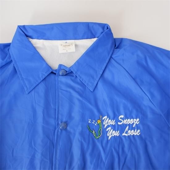 80's 90's USA製 AUBURN ナイロンコーチジャケット メンズUS-XL