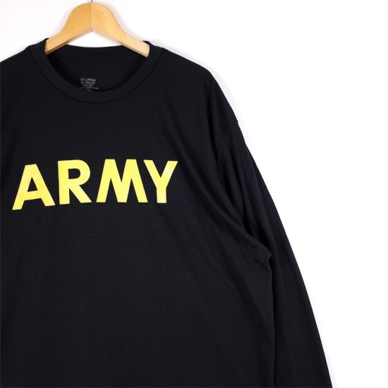 US.ARMY 米軍実物 APFU ロングスリーブトレーニングTシャツ メンズUS