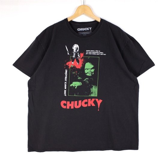 チャッキー チャイルドプレイ半袖プリントTシャツ メンズUS-2XLサイズ オフィシャル 映画 t-2382n - 大きいサイズのアメリカ古着専門店  Canopus(カノープス)