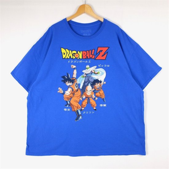 ドラゴンボールZ クルーネック半袖プリントTシャツ メンズUS-3XLサイズ