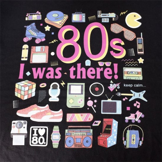 PORT&COMPANY クルーネック半袖プリントTシャツ メンズUS-2XLサイズ ブラック 80's I was there t-2485n -  大きいサイズのアメリカ古着専門店 Canopus(カノープス)