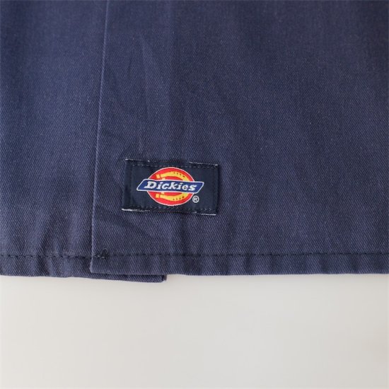 Dickies ディッキーズ 半袖ワークシャツ メンズUS-2XLサイズ ネイビー