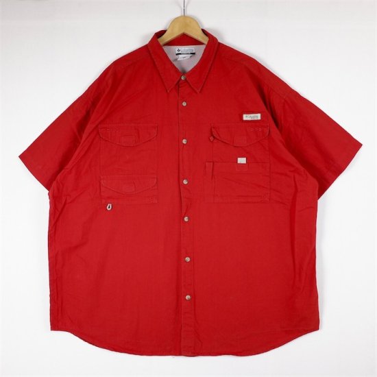 00's Columbia コロンビア PFG 半袖フィッシングシャツ メンズUS-XXL