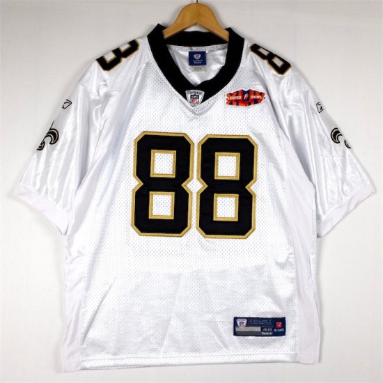Reebok NFL EQUIPMENT リーボック ゲームシャツ ワッペン メンズ48サイズ New Orleans Saints sh-4095  - 大きいサイズのアメリカ古着専門店 Canopus(カノープス)