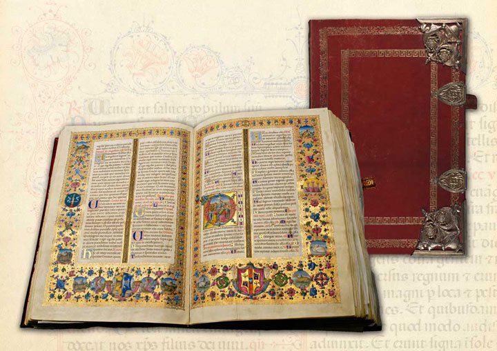 エルコレ・デステの日祷書  装飾写本 イタリア文化財庁承認 詳細複製本 