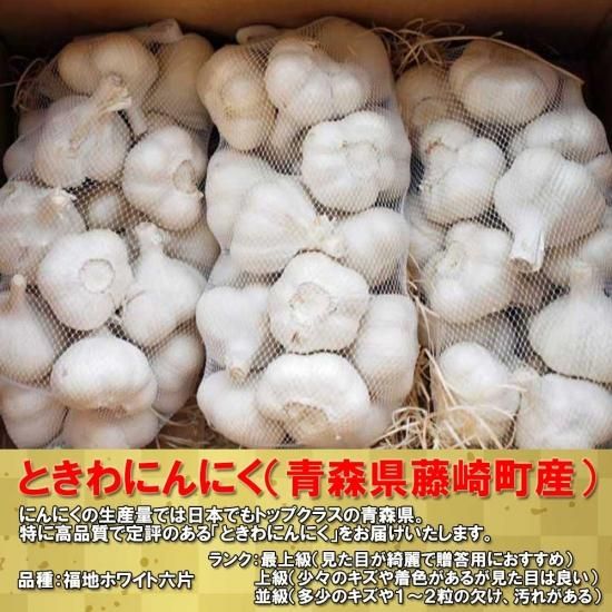 令和3年産 青森県ときわ産にんにく 上級品2Lサイズ 1kg・9～12玉 福地