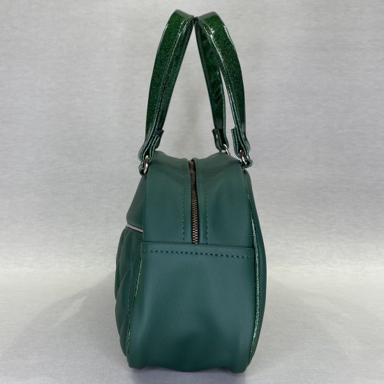 Psycho Apparel Kustom Bag Hand bag type Diamond Series in Dark Green