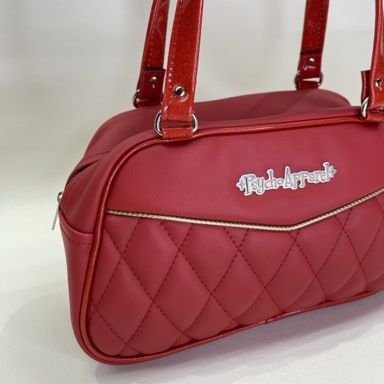 Psycho Apparel Kustom Bag Hand bag type Diamond Series in Triple Red