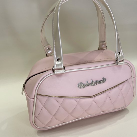 Psycho Apparel Kustom Bag Hand bag type Full of Hearts Series in Pastel Pink �