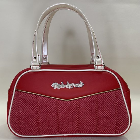 Psycho Apparel Kustom Bag Hand bag type Full of Hearts Series in Red