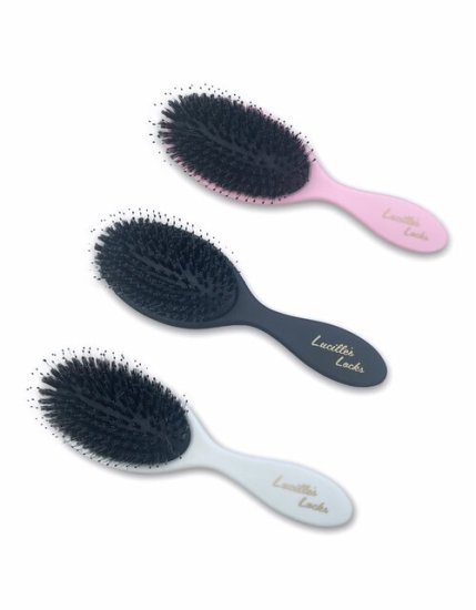 Lucille's Locks  Brushout Brush in Pink