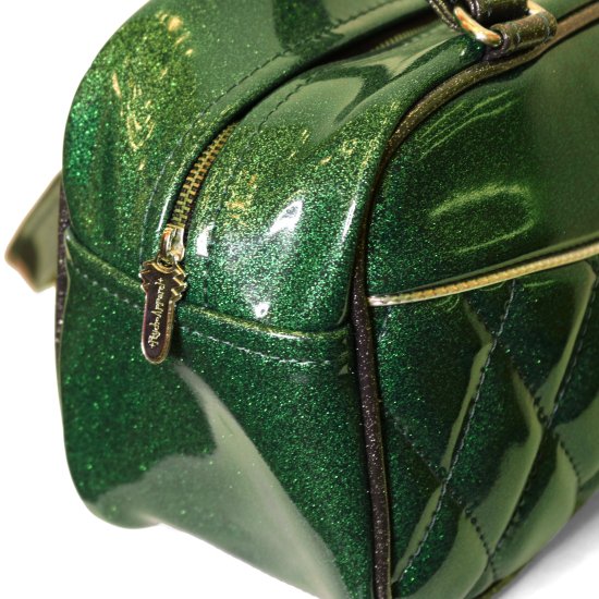 Psycho Apparel Kustom Bag Shoulder Type La Fiesta Series in Glitter Green