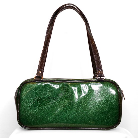 Psycho Apparel Kustom Bag Shoulder Type La Fiesta Series in Glitter Green