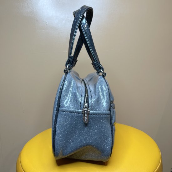 Psycho Apparel Kustom Bag Hand Bag Type Cobweb Series in Silver