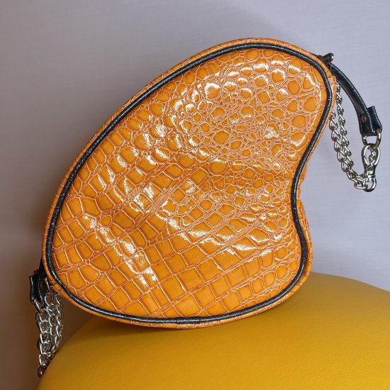 Psycho Apparel Kustom Bag Atomic type Crocodile Series in Orange