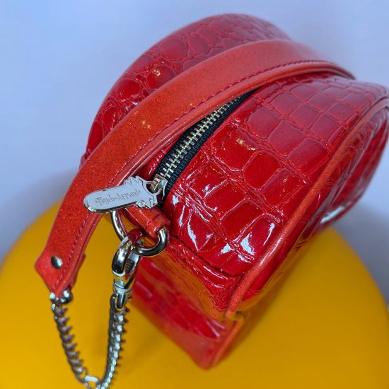 Psycho Apparel Kustom Bag Atomic type Crocodile Series in Red