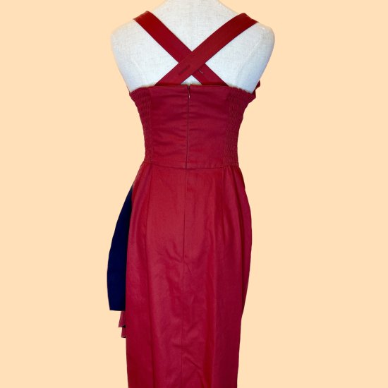 Psycho Apparel Dramatic Dress in Red