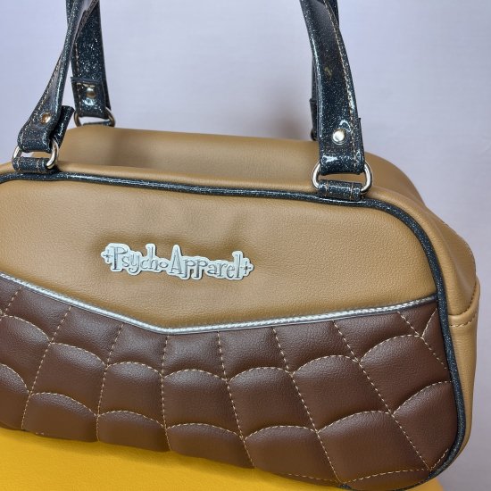 Psycho Apparel Kustom Bag Hand bag type Cobweb Series in Brown