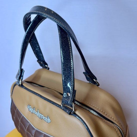 Psycho Apparel Kustom Bag Hand bag type Cobweb Series in Brown