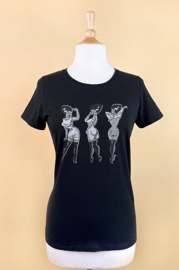 Mischief Made THE BRIDE FITTED TEE IN BLACK