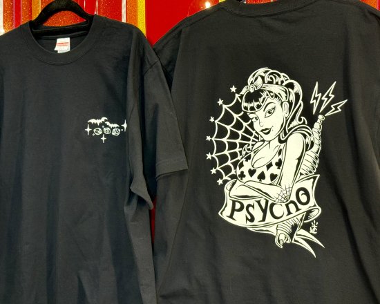 Psycho T-shirts(Collaboration with Calf Paint)