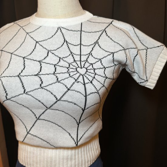 Psycho Apparel The Spiderweb Sweater in White