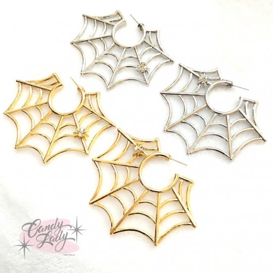 Candy Lady Spider Web  Pierce (Gold/Silver 2Ÿ)