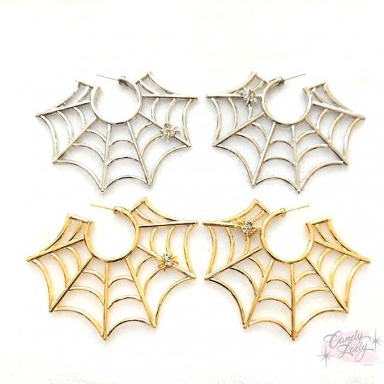 Candy Lady Spider Web  Pierce (Gold/Silver 2Ÿ)