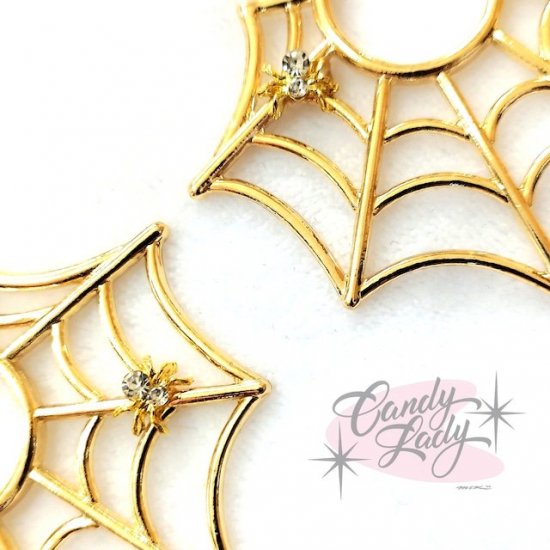 Candy Lady Spider Web  Pierce (Gold/Silver 2Ÿ)