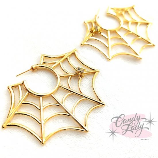 Candy Lady Spider Web  Pierce (Gold/Silver 2Ÿ)