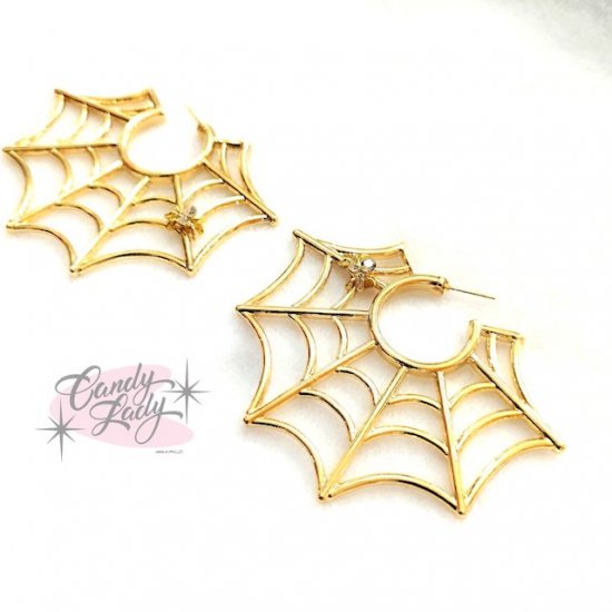 Candy Lady Spider Web  Pierce (Gold/Silver 2Ÿ)