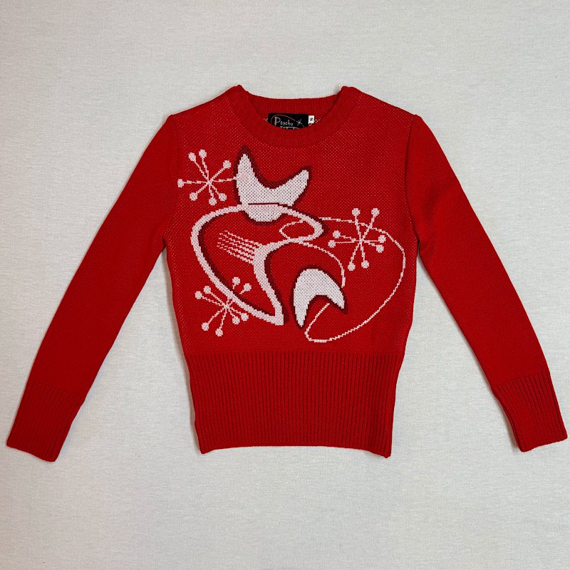 <img class='new_mark_img1' src='https://img.shop-pro.jp/img/new/icons15.gif' style='border:none;display:inline;margin:0px;padding:0px;width:auto;' />Psycho Apparel  The Atomic Sweater in Red