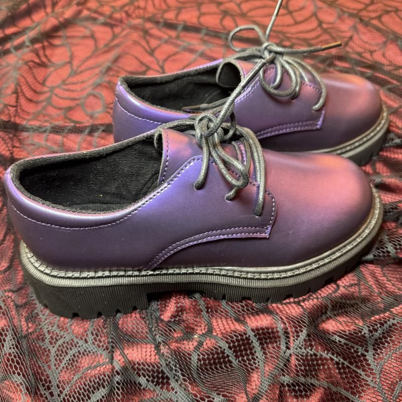 Metalic Purple Shoes