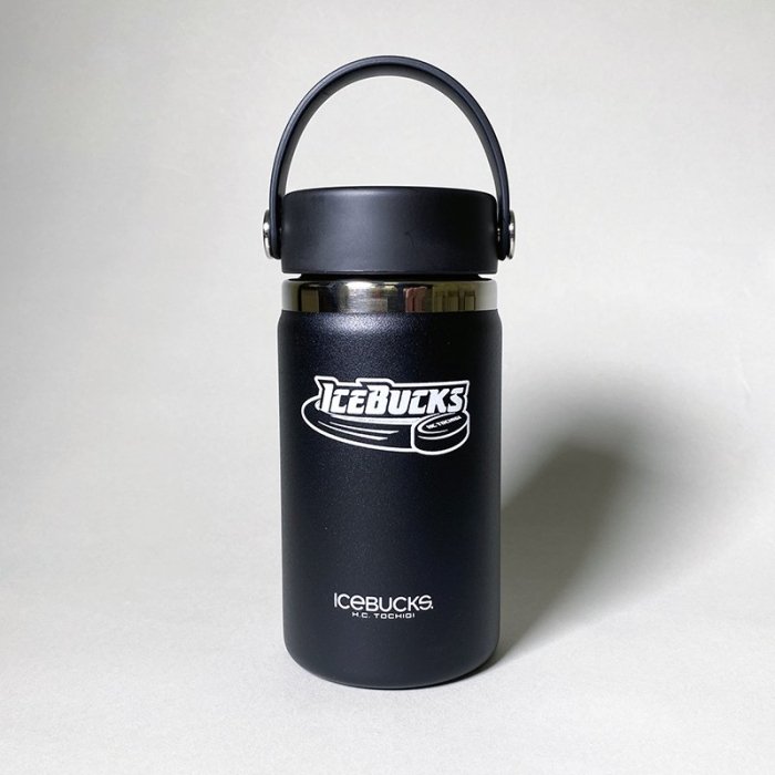Hydro Flask製 ロゴタンブラー 12oz（BLACK） - H.C.栃木日光アイスバックス オフィシャルグッズショップ 【ICEBUCKS  SHOP】
