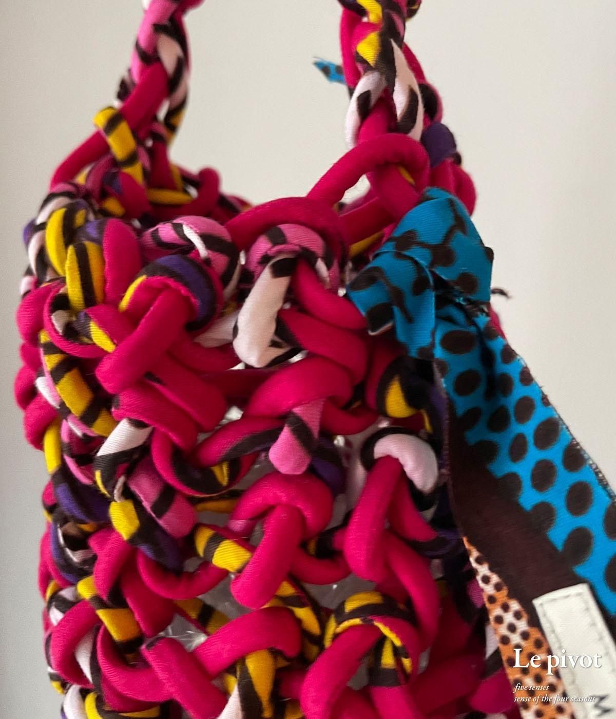 BonBonStore/ボンボンストア アフリカンバティック ジャンボヤーンバッグ