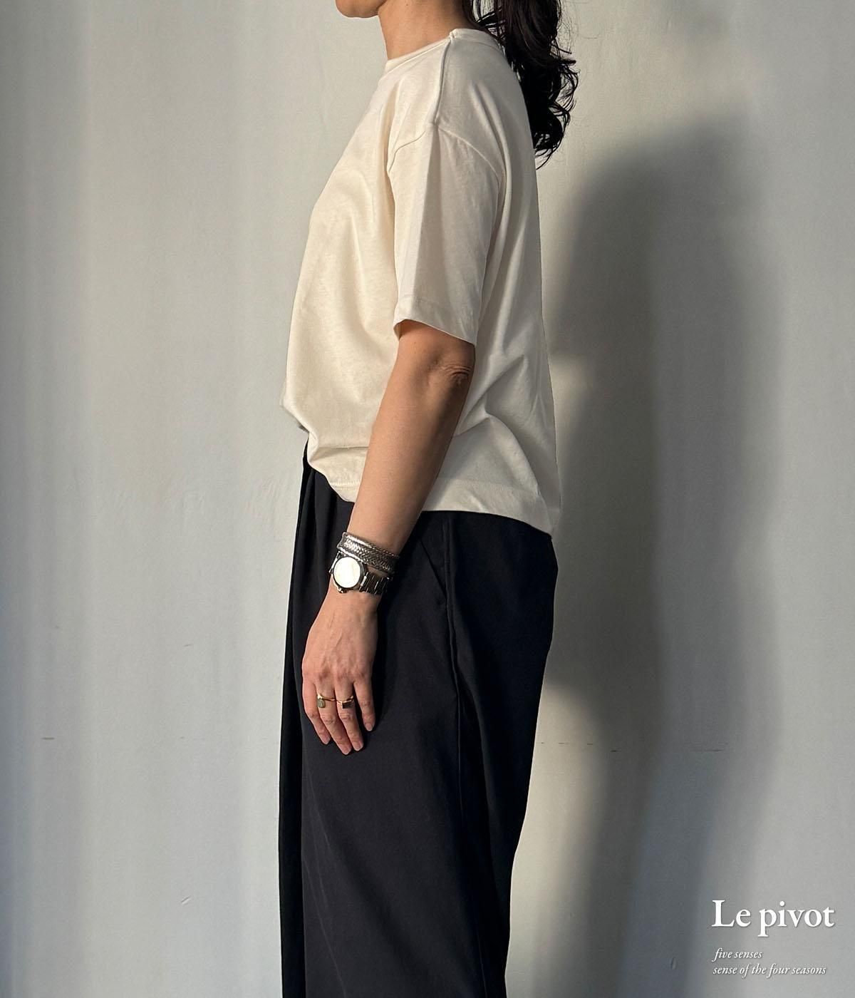 Y*o様 【美品】Le pivot Tシャツ 天竺BIG-T 色違い2枚セット 4226] Le pivot ル・ピボット シャツ天竺ワイドスリーブT