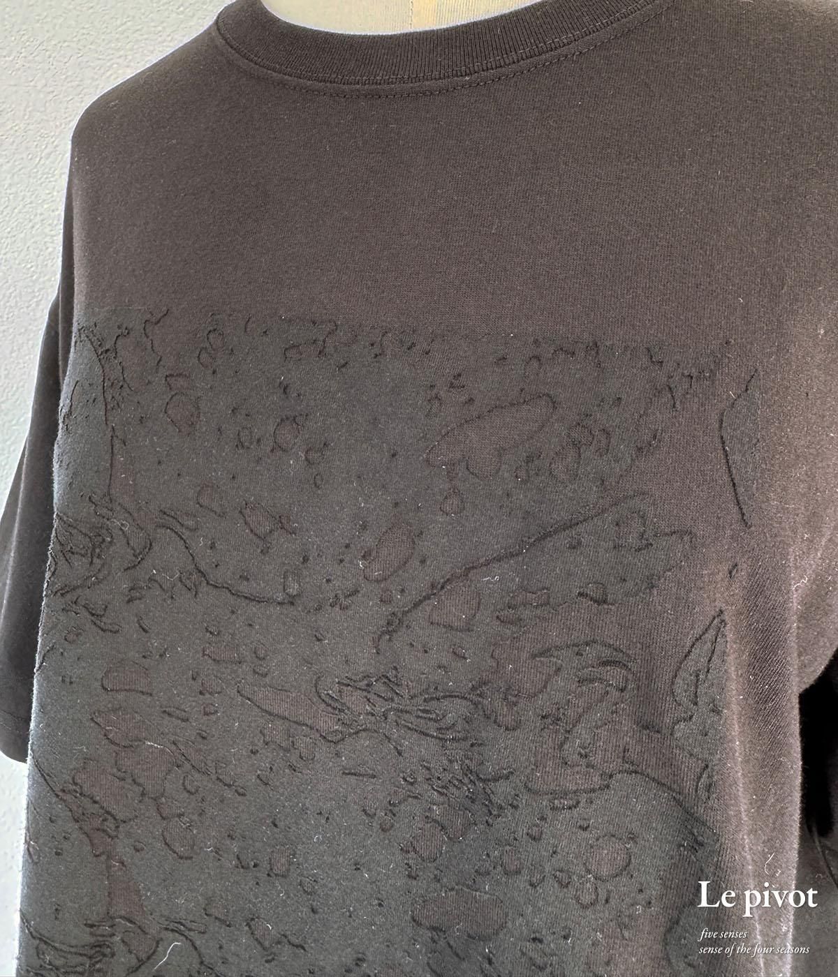leo555です。 5104] Le pivot ル・ピボット プリントT