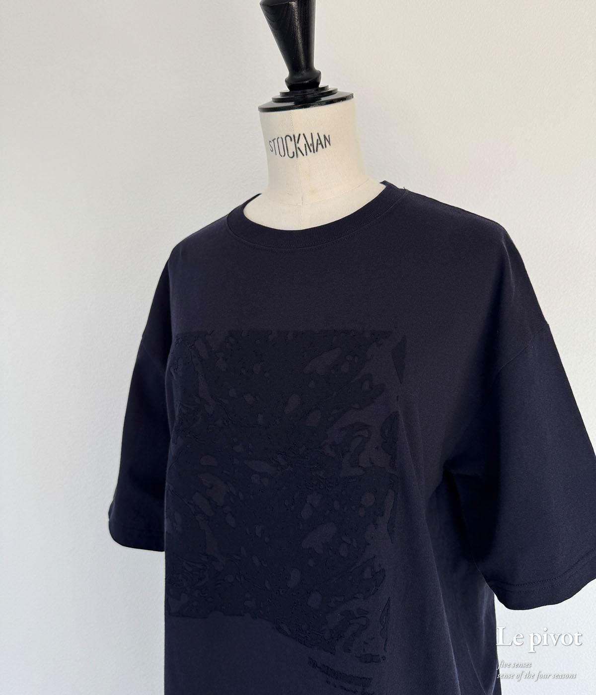 leo555です。 5104] Le pivot ル・ピボット プリントT