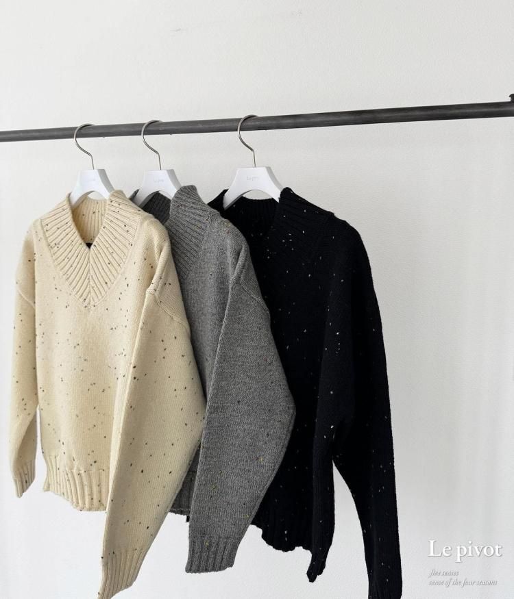 Le pivot ランダムリプカーデ　今期 Le pivot ランダムリプカーデ 今期 Le pivot | clever elephant