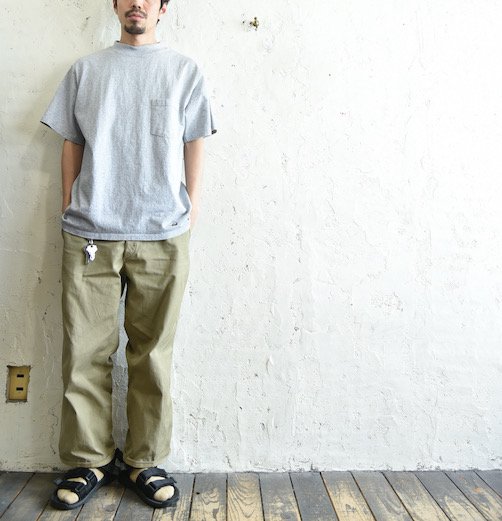 ANK別注×Goodwear”ANK CLASIC NECK SHORT SLEEVE POCKET TEE 杢グレー】 -  山形、仙台のヨーロッパ古着屋【SQUAT】のWEB SHOP