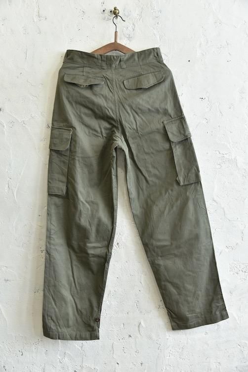 【1960's フランス軍 M47 カーゴパンツ 後期タイプ size31】 - 山形 