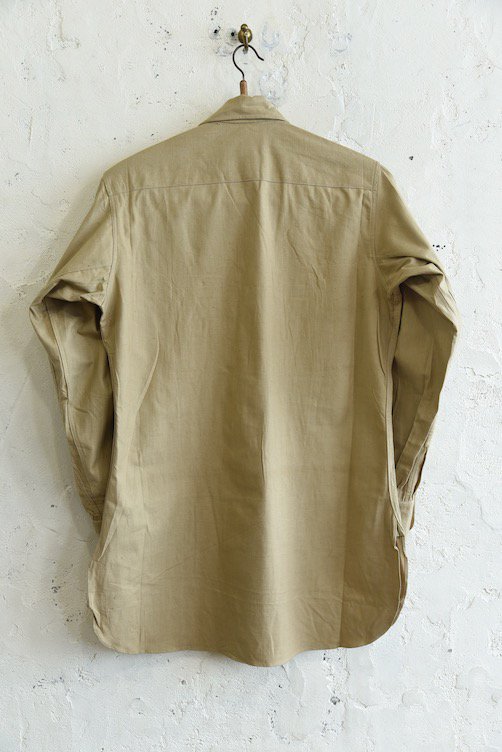 【1950's フランス軍 M47 チノシャツ DEAD STOCK】 - 山形、仙台のヨーロッパ古着屋【SQUAT】のWEB SHOP