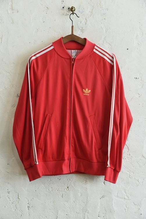 1970's フランス製 adidas ATP トラックジャケット レッド】 - 山形