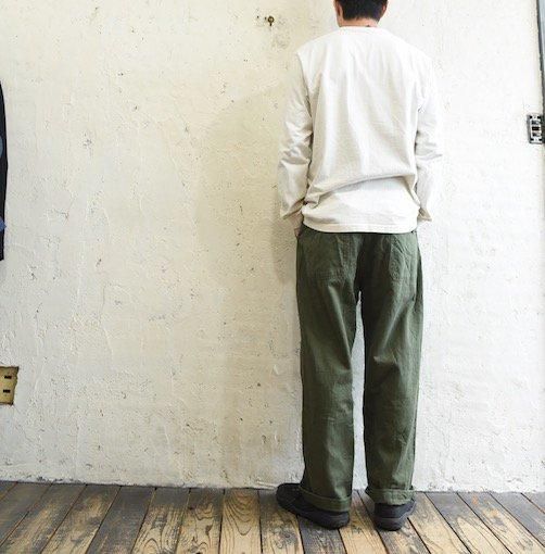 【古着】アメリカ軍　ベイカーパンツ 80s USA製 米軍 ベイカーパンツ | 実寸W31 緑系 OG-507 TROUSERS
