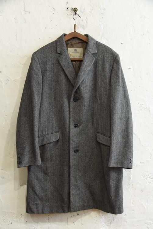 Aquascutum ヘリンボーンウール コート | 1980年代 - 山形、仙台の