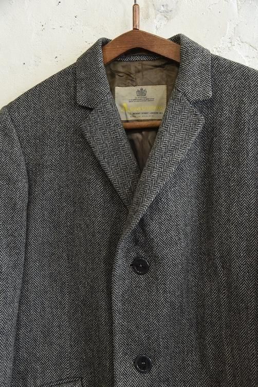 Aquascutum ヘリンボーンウール コート | 1980年代 - 山形、仙台の