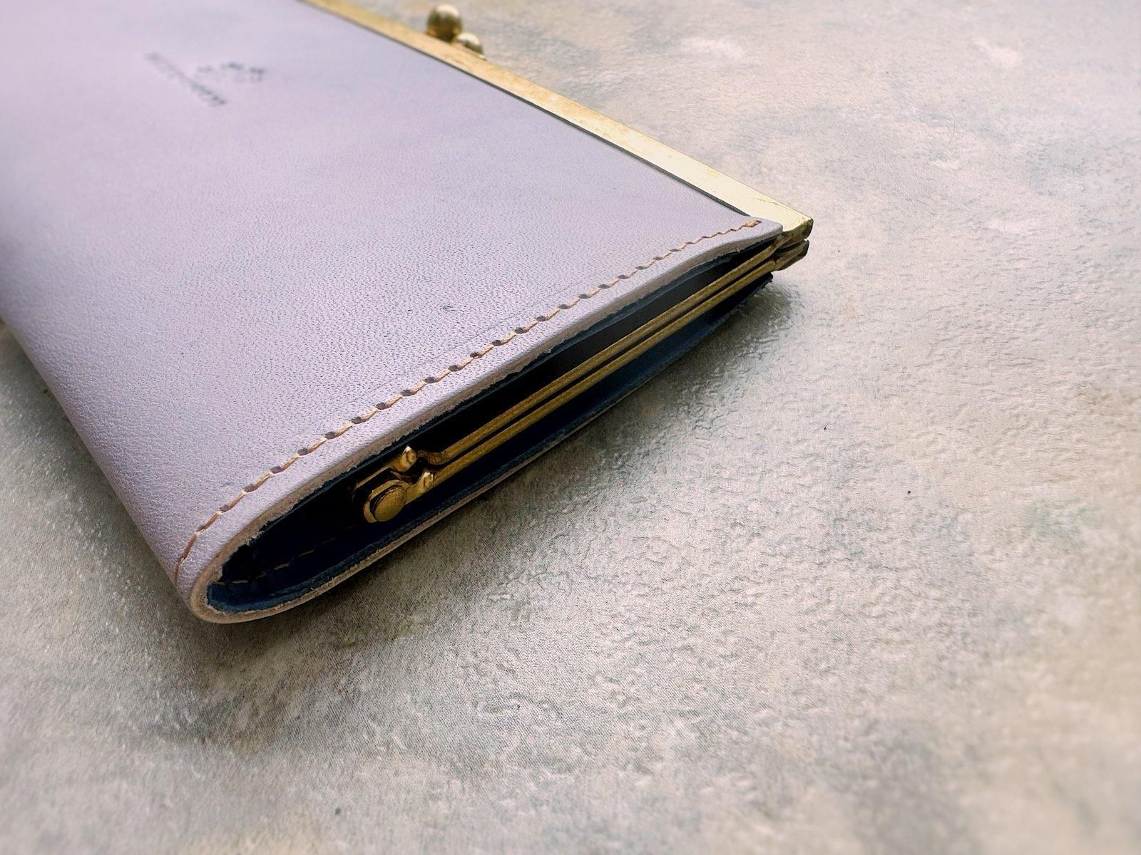 【箱つき極美品】モノグラム長財布 アイボリー/ラベンダー サマンサタバサプチチョイス Samantha Thavasa Petit Choice